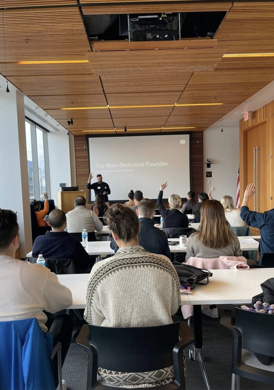 Workshop for non-technical founders at OEN in Portland